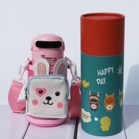 Fingerprint Water Cup Insulation Intelligence (Option: Pink Fingerprint Cup Cover-Default Item)