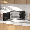 0.9 Cu ft Countertop Microwave Oven, 900 Watts, Stainless Steel, New