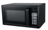 Stainless Steel 0.9 Cu. Ft. Black Microwave Oven