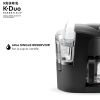 K-Duo Essentials Black Single-Serve K-Cup Pod Coffee Maker, Black