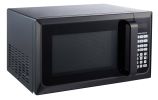 Stainless Steel 0.9 Cu. Ft. Black Microwave Oven