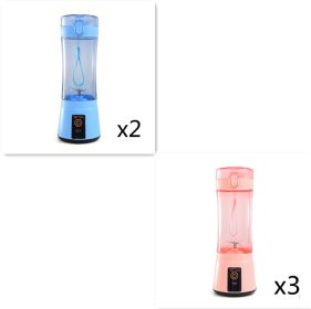 Portable Blender Portable Fruit Electric Juicing Cup Kitchen Gadgets (Option: Set45-USB)